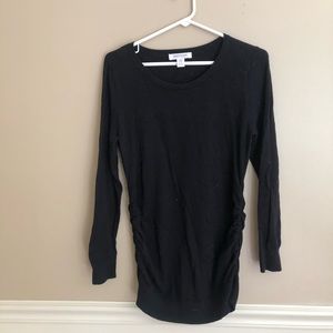Black maternity sweater